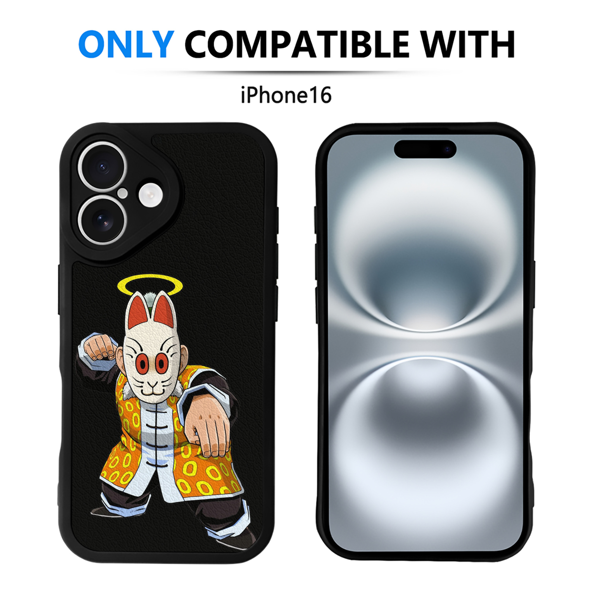 （画像用） ドラゴンボール DRAGON BALL 【iPhone 16シリーズ対応】シリコンスマホケース（レザー調） 材質：シリコン